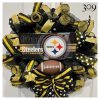 Sports Wreath, NFL, Football, Steelers, Man Cave, Pittsburgh Steelers