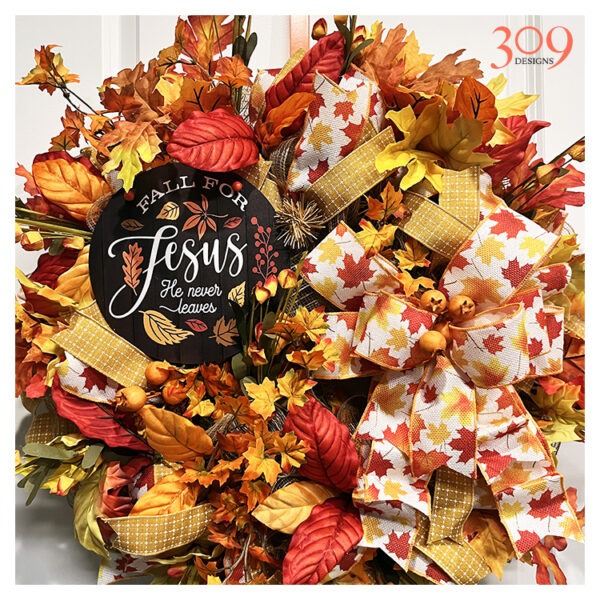 Fall For Jesus Wreath